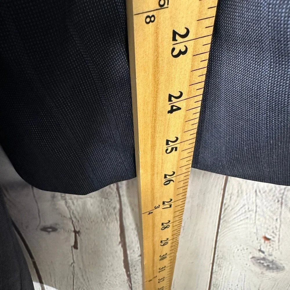 Lanificio A. Rodina Mens Navy Blue Pinstripe Super 100s Wool Blazer Jacket 56L‎